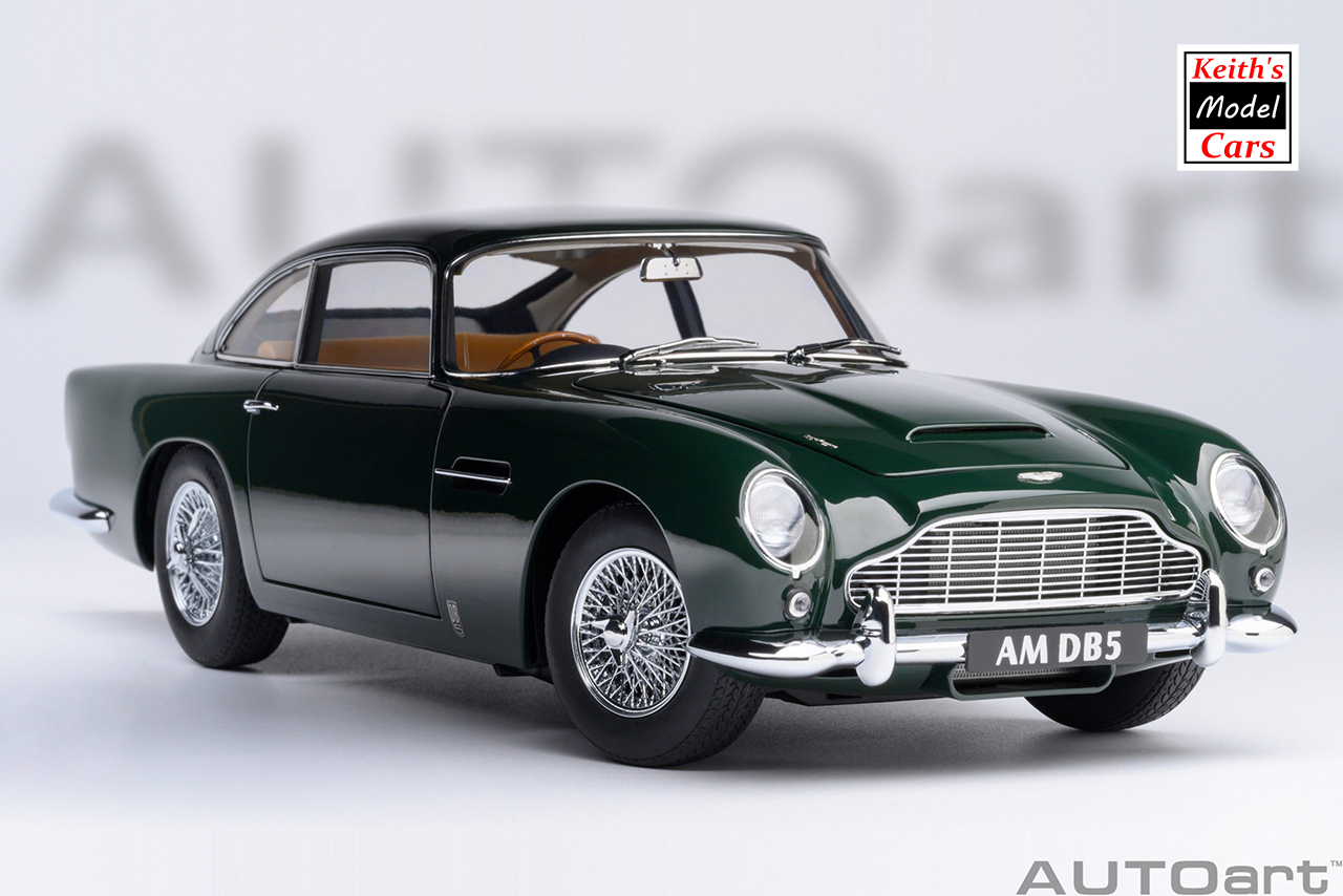 1:18 Scale AUTOart Models Aston Matin DB5 in British Racing