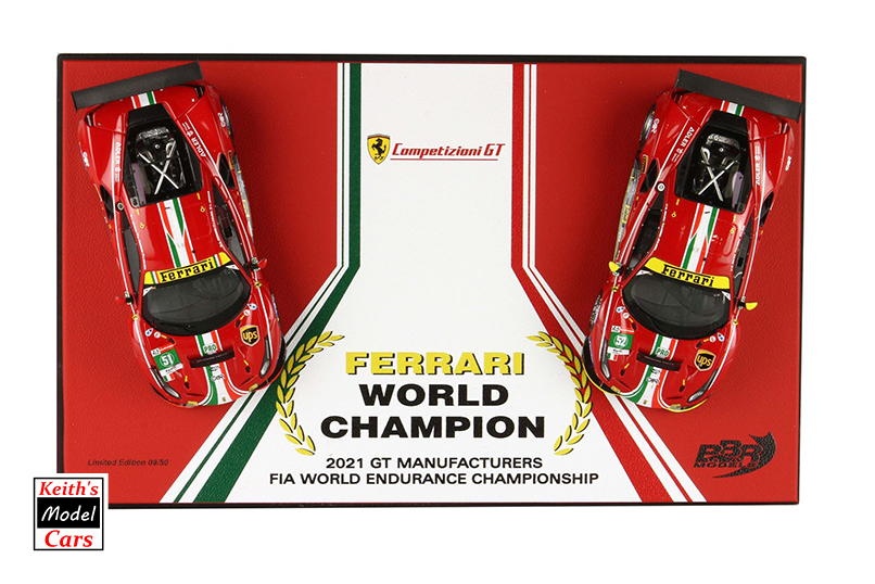 1:43 Scale BBR Models Ferrari 488 GTE LMGTE Team AF Corse