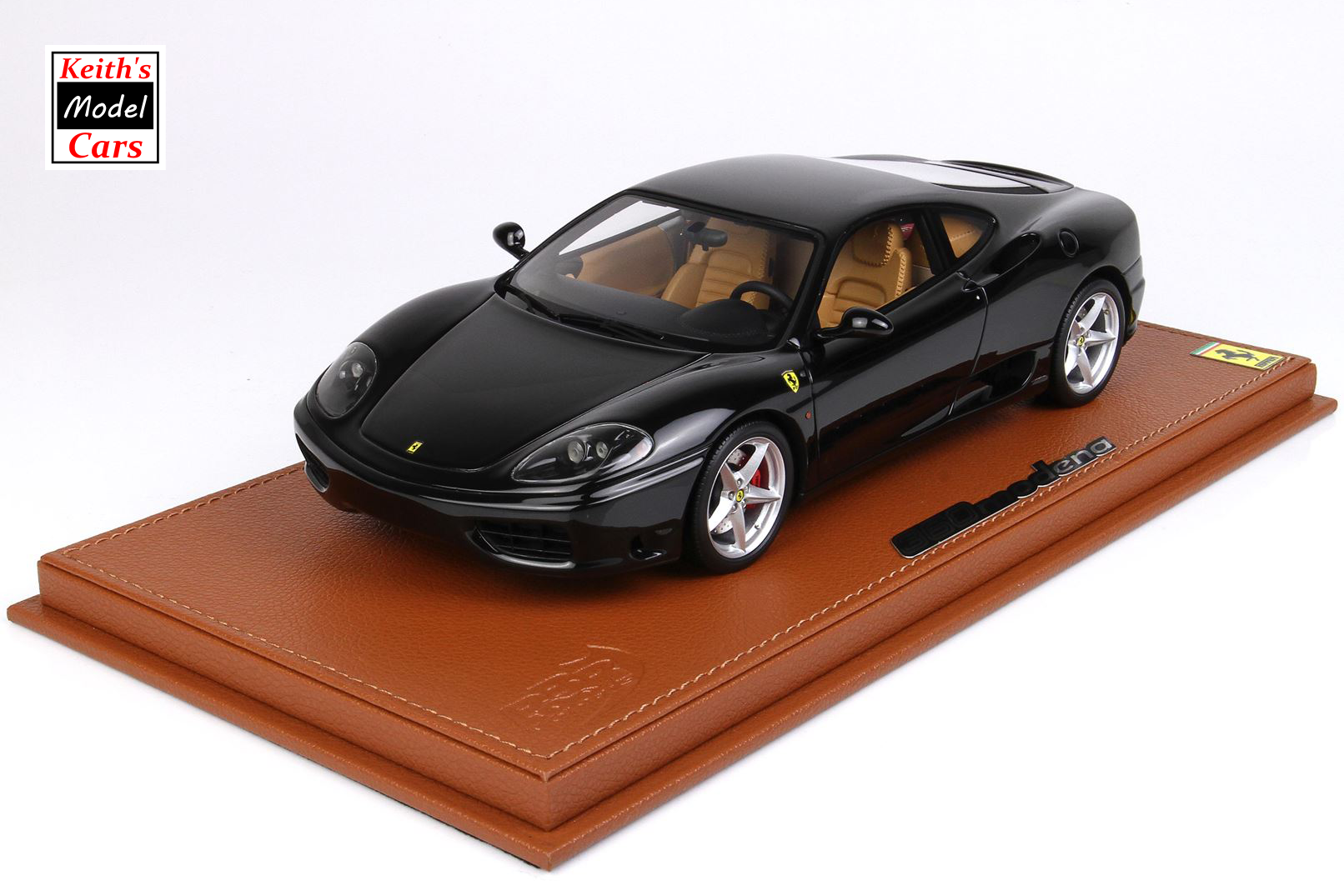 1:18 Scale BBR Models Ferrari 360 Modena in Black DS 1250 1:18 Scale BBR Models Ferrari 360 Modena in Black DS 1250