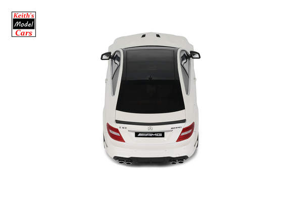 [1/18 Scale] Mercedes-Benz C63 AMG - Edition 507 in Diamond White by GT Spirit