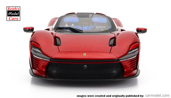 [1/18 Scale] Ferrari Daytona SP3 Series Icona in Rosso Magma Metallic by Bburago
