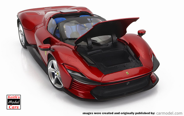 [1/18 Scale] Ferrari Daytona SP3 Series Icona in Rosso Magma Metallic by Bburago