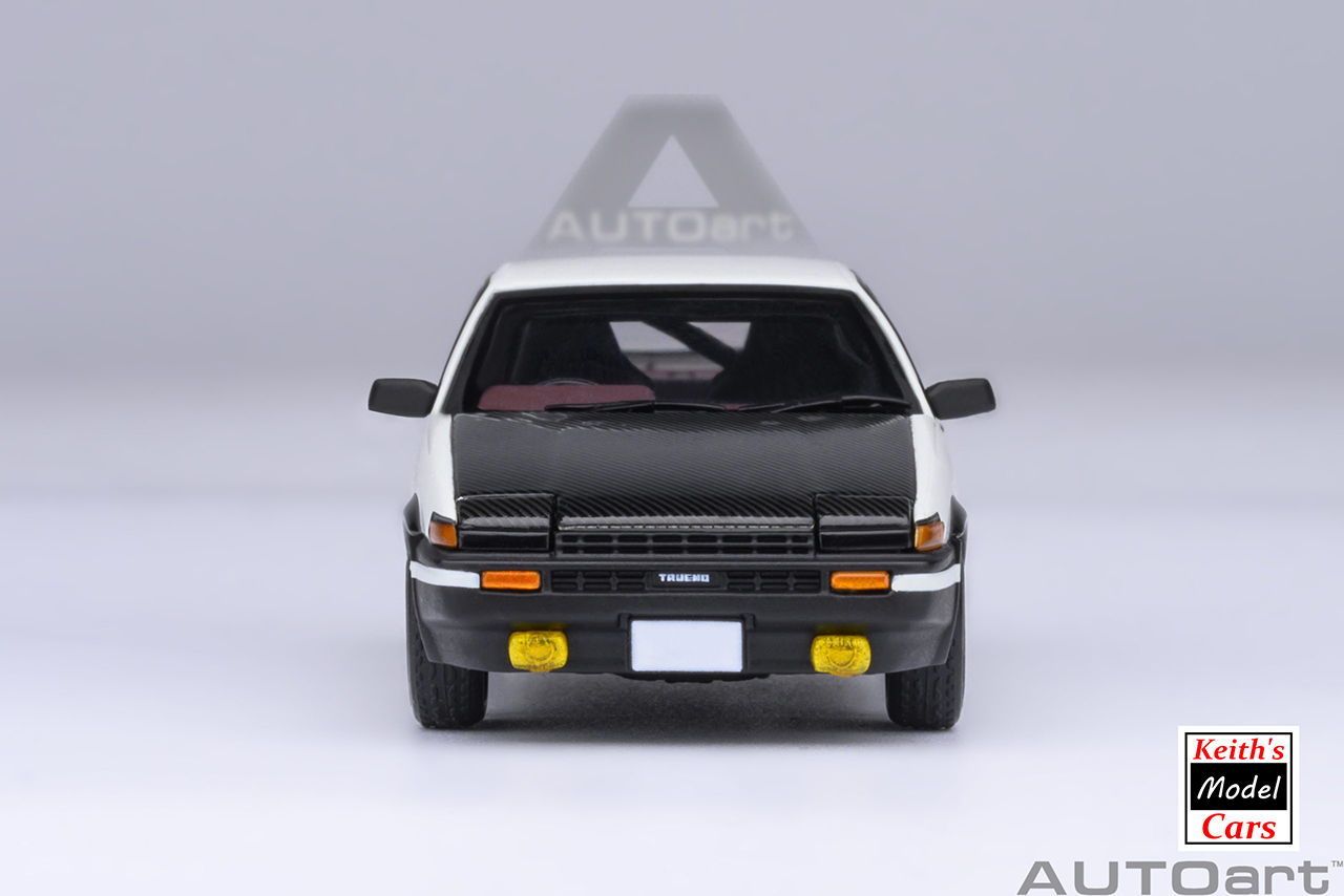 [Maßstab 1/64] Toyota Sprinter Trueno (AE86) – „Project D“ – Endversion von AUTOart Models 