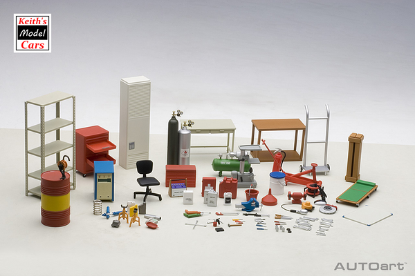[1/18 Scale] Garage Kit Set by AUTOart Models