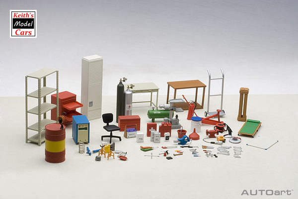 [1/18 Scale] Garage Kit Set by AUTOart Models