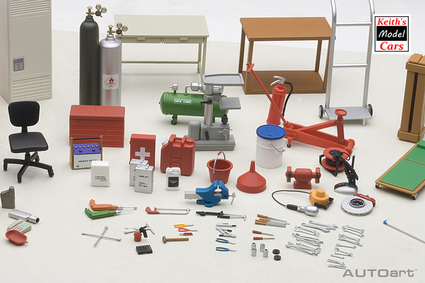 [1/18 Scale] Garage Kit Set by AUTOart Models