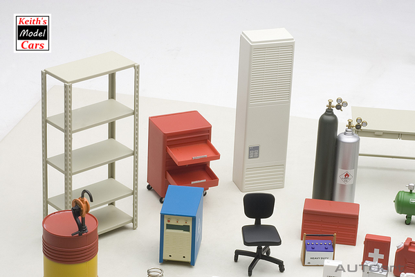 [1/18 Scale] Garage Kit Set by AUTOart Models