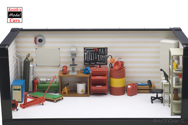 [1/18 Scale] Garage Kit Set by AUTOart Models