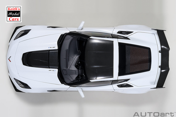 [1/18 Scale] Chevrolet Corvette C7 ZR1 in Arctic White by AUTOart Models