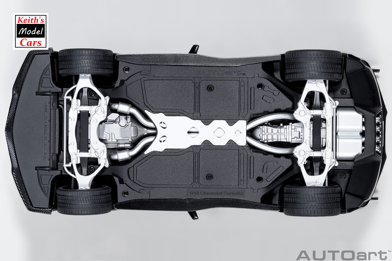 [Maßstab 1/18] Chevrolet Corvette C7 ZR1 in Schwarz von AUTOart Models 