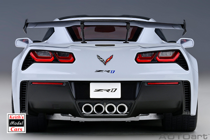 [1/18 Scale] Chevrolet Corvette C7 ZR1 in Ceramic Matrix Grey Metallic by AUTOart Models