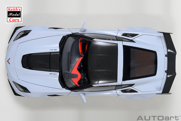 [1/18 Scale] Chevrolet Corvette C7 ZR1 in Ceramic Matrix Grey Metallic by AUTOart Models