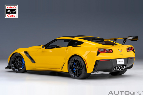 [1/18 Scale] Chevrolet Corvette C7 ZR1 in Corvette Racing Yellow Tintcoat by AUTOart Models
