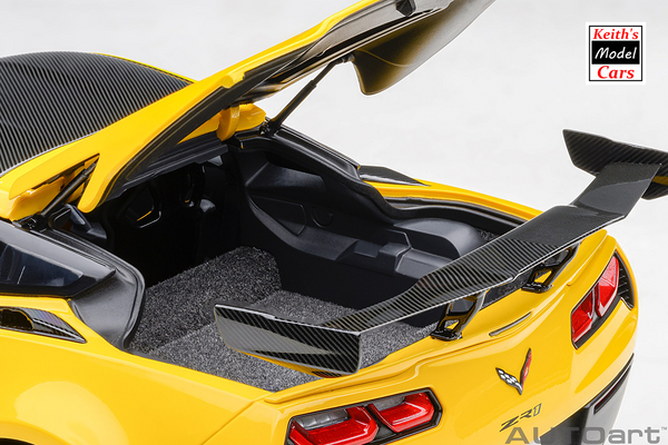 [1/18 Scale] Chevrolet Corvette C7 ZR1 in Corvette Racing Yellow Tintcoat by AUTOart Models