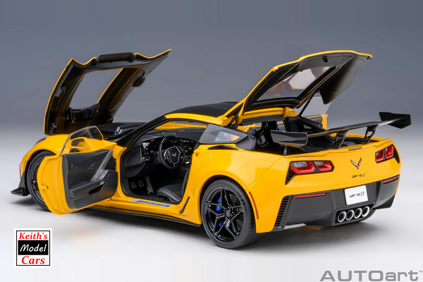 [1/18 Scale] Chevrolet Corvette C7 ZR1 in Corvette Racing Yellow Tintcoat by AUTOart Models