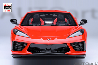 [Maßstab 1/18] Chevrolet Corvette C8 Stingray Z51 in Torch Red von AUTOart Models 