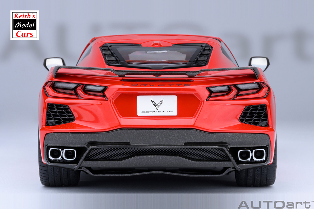 [Maßstab 1/18] Chevrolet Corvette C8 Stingray Z51 in Torch Red von AUTOart Models 