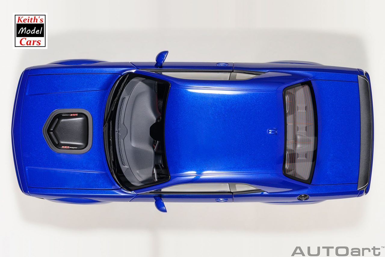 Blue Dodge Challenger R/T Scat Pack