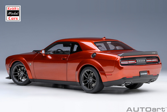 1/18 Scale AUTOart Dodge Challenger R/T Scat Pack Widebody Orange