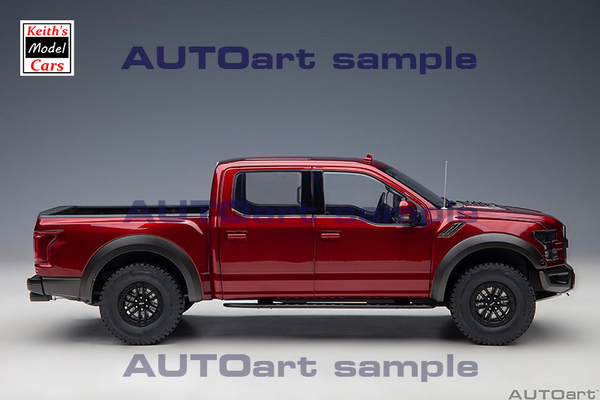 [1/18 Scale] Ford F-150 Raptor Supercrew (2019) in Ruby Red by AUTOart Models