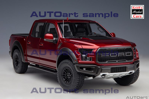 [1/18 Scale] Ford F-150 Raptor Supercrew (2019) in Ruby Red by AUTOart Models