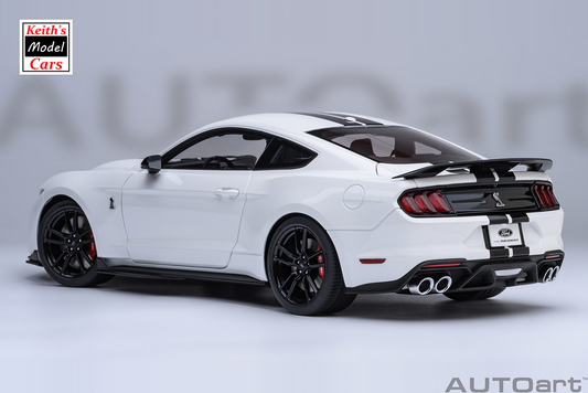 [1/18 Scale] Ford Mustang Shelby GT500 in Oxford White by AUTOart Models