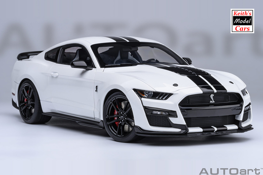 [1/18 Scale] Ford Mustang Shelby GT500 in Oxford White by AUTOart Models