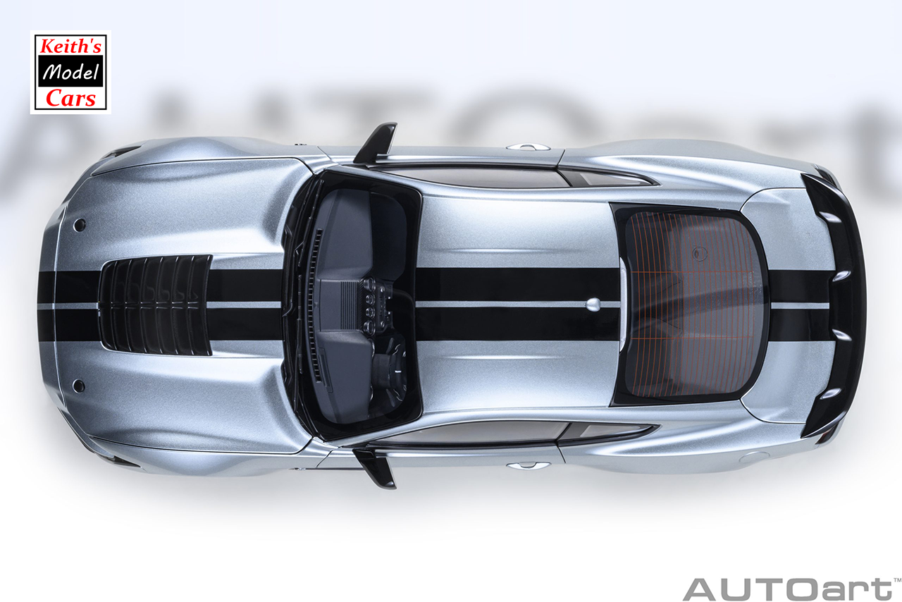 [1/18 Scale] Ford Mustang Shelby GT500 in Iconic Silver by AUTOart Models