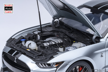 [1/18 Scale] Ford Mustang Shelby GT500 in Iconic Silver by AUTOart Models