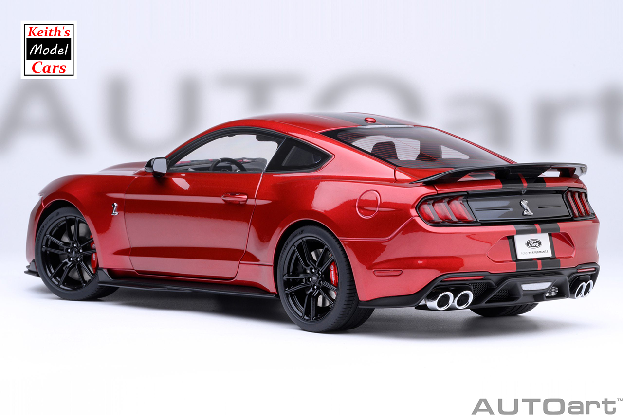 [1/18 Scale] Ford Mustang Shelby GT500 in Rapid Red by AUTOart Models