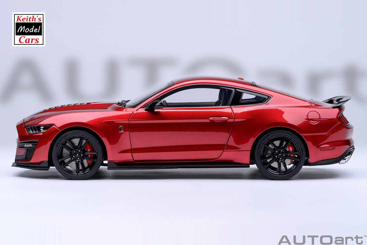 [1/18 Scale] Ford Mustang Shelby GT500 in Rapid Red by AUTOart Models