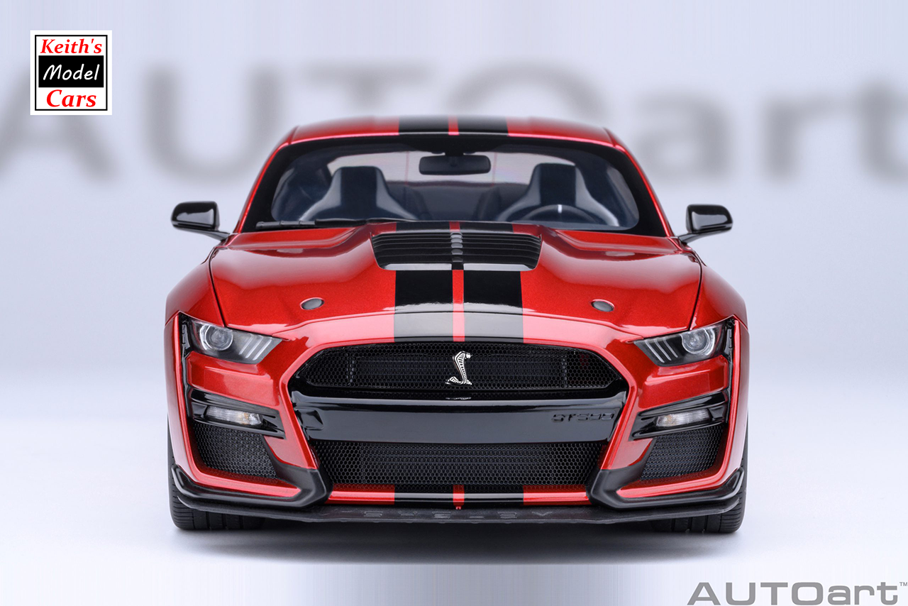 [1/18 Scale] Ford Mustang Shelby GT500 in Rapid Red by AUTOart Models