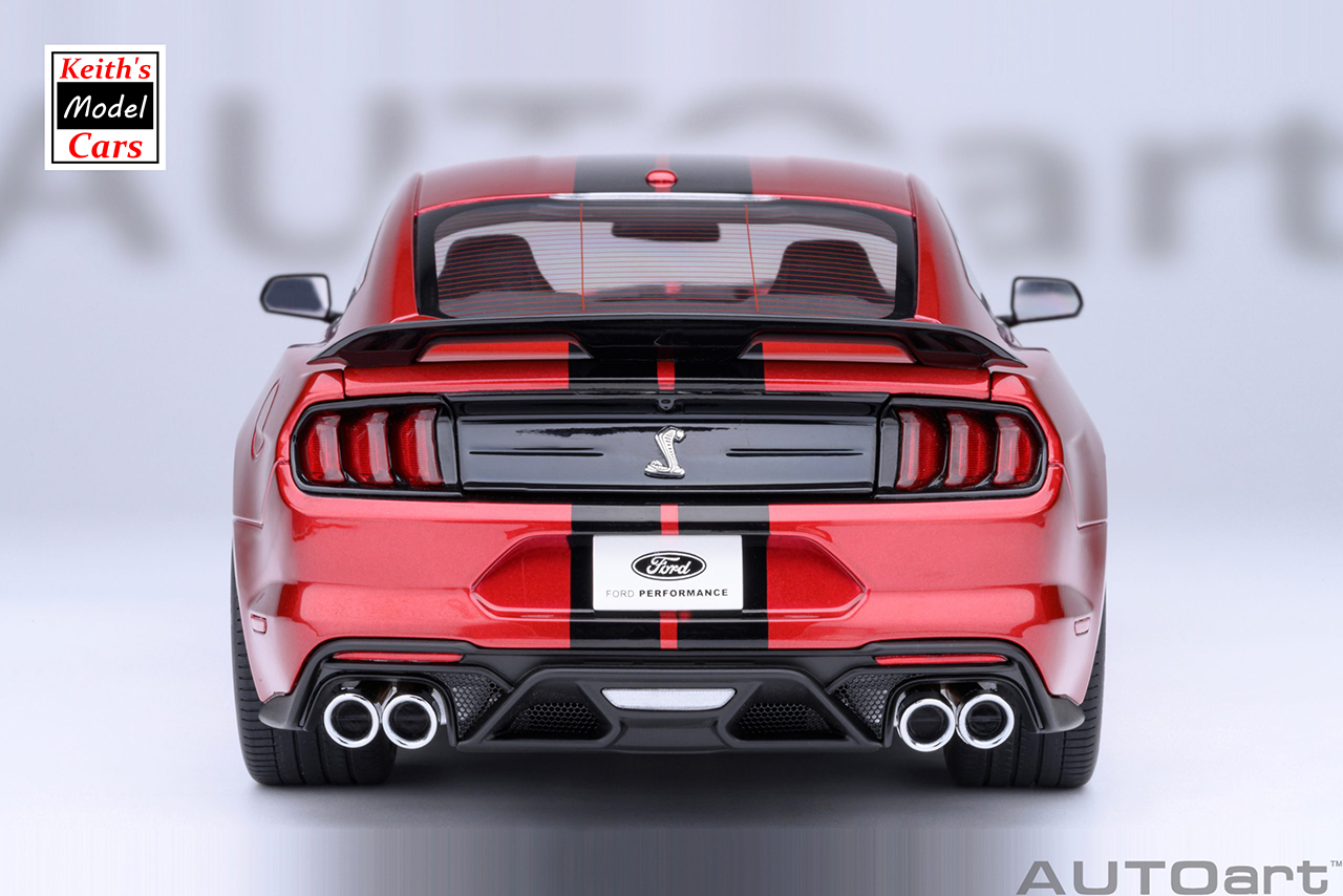 [1/18 Scale] Ford Mustang Shelby GT500 in Rapid Red by AUTOart Models