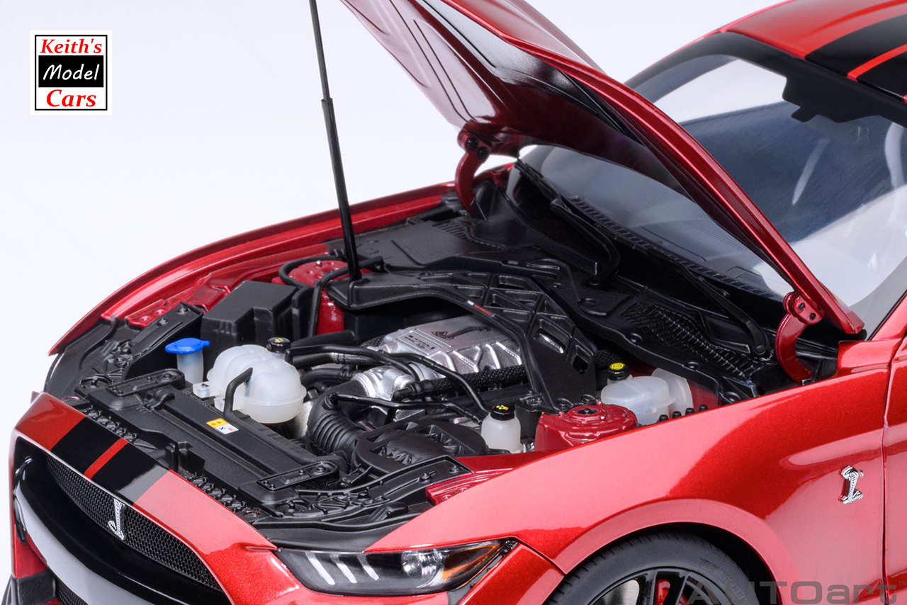 [1/18 Scale] Ford Mustang Shelby GT500 in Rapid Red by AUTOart Models
