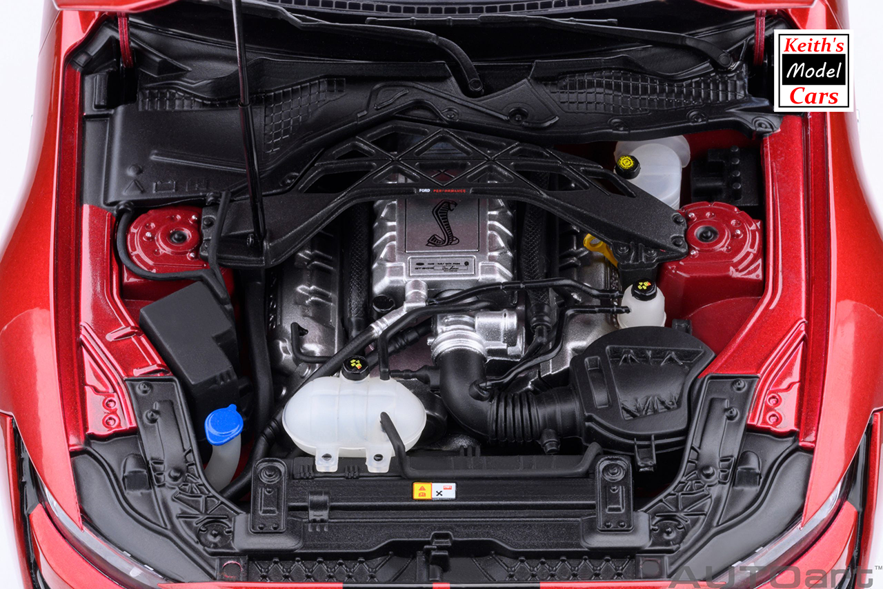[1/18 Scale] Ford Mustang Shelby GT500 in Rapid Red by AUTOart Models