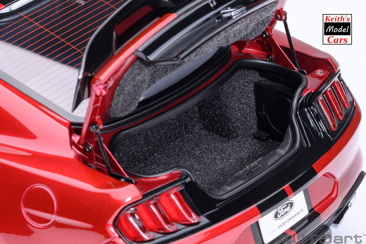 [1/18 Scale] Ford Mustang Shelby GT500 in Rapid Red by AUTOart Models