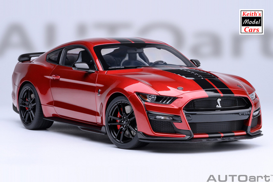 [1/18 Scale] Ford Mustang Shelby GT500 in Rapid Red by AUTOart Models