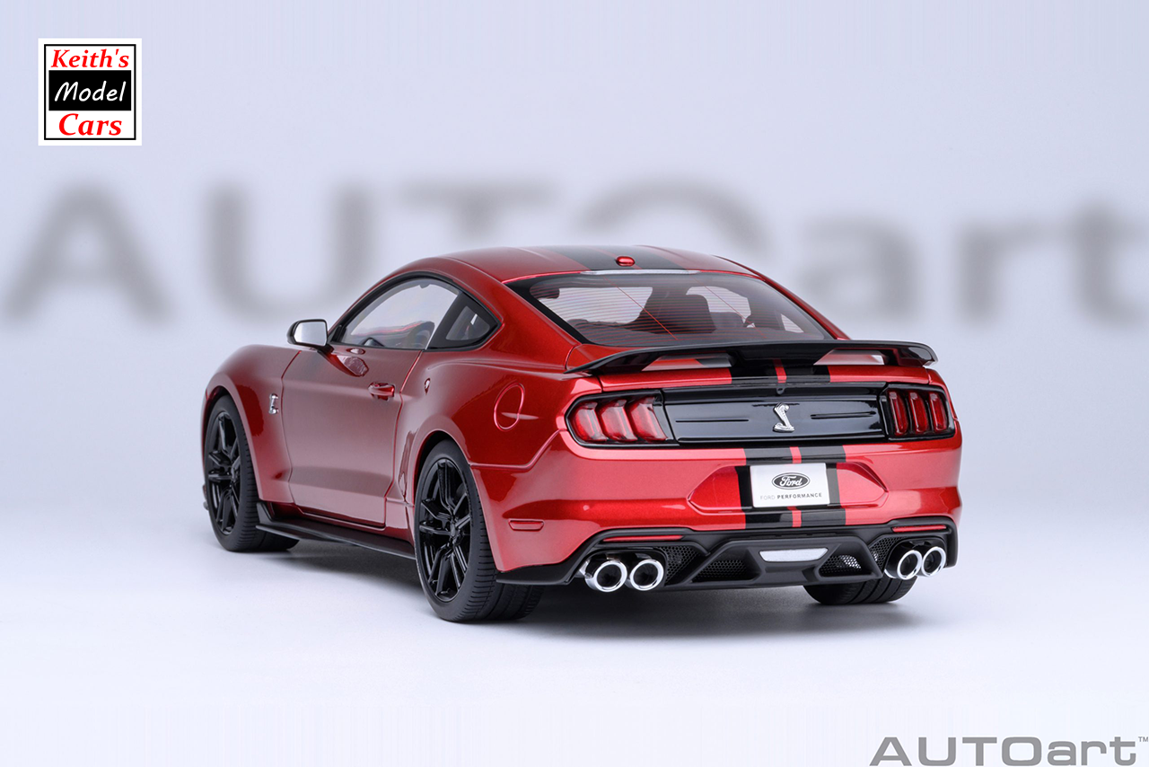 [1/18 Scale] Ford Mustang Shelby GT500 in Rapid Red by AUTOart Models