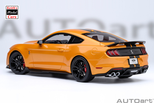 [1/18 Scale] Ford Mustang Shelby GT500 in Cyber Orange by AUTOart Models