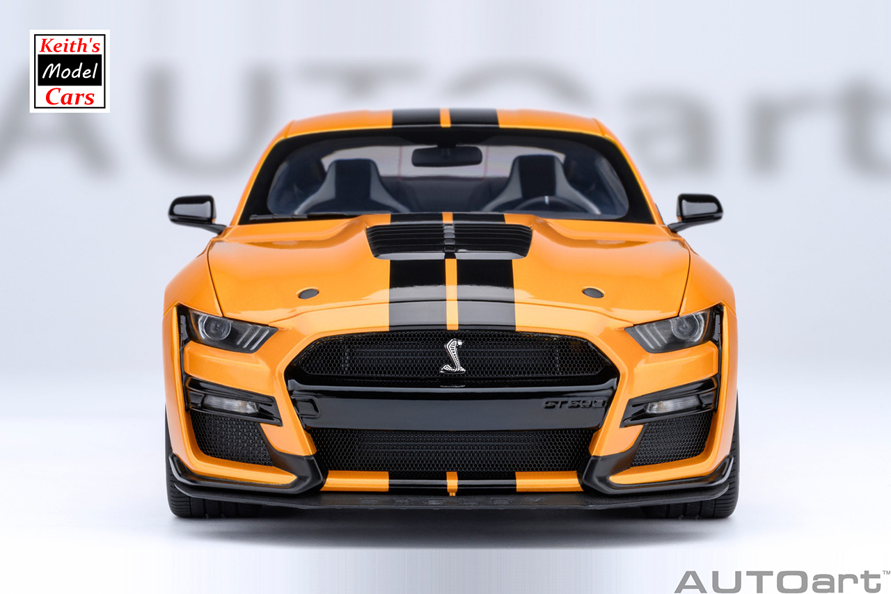 [1/18 Scale] Ford Mustang Shelby GT500 in Cyber Orange by AUTOart Models