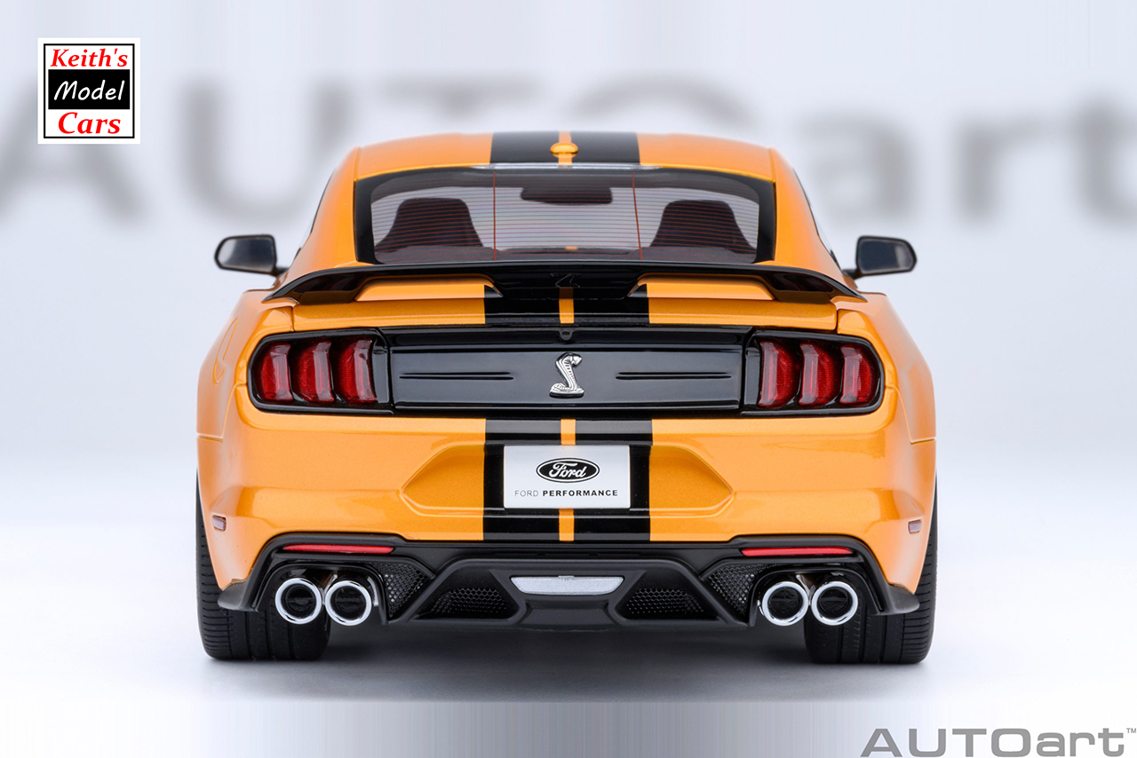 [1/18 Scale] Ford Mustang Shelby GT500 in Cyber Orange by AUTOart Models