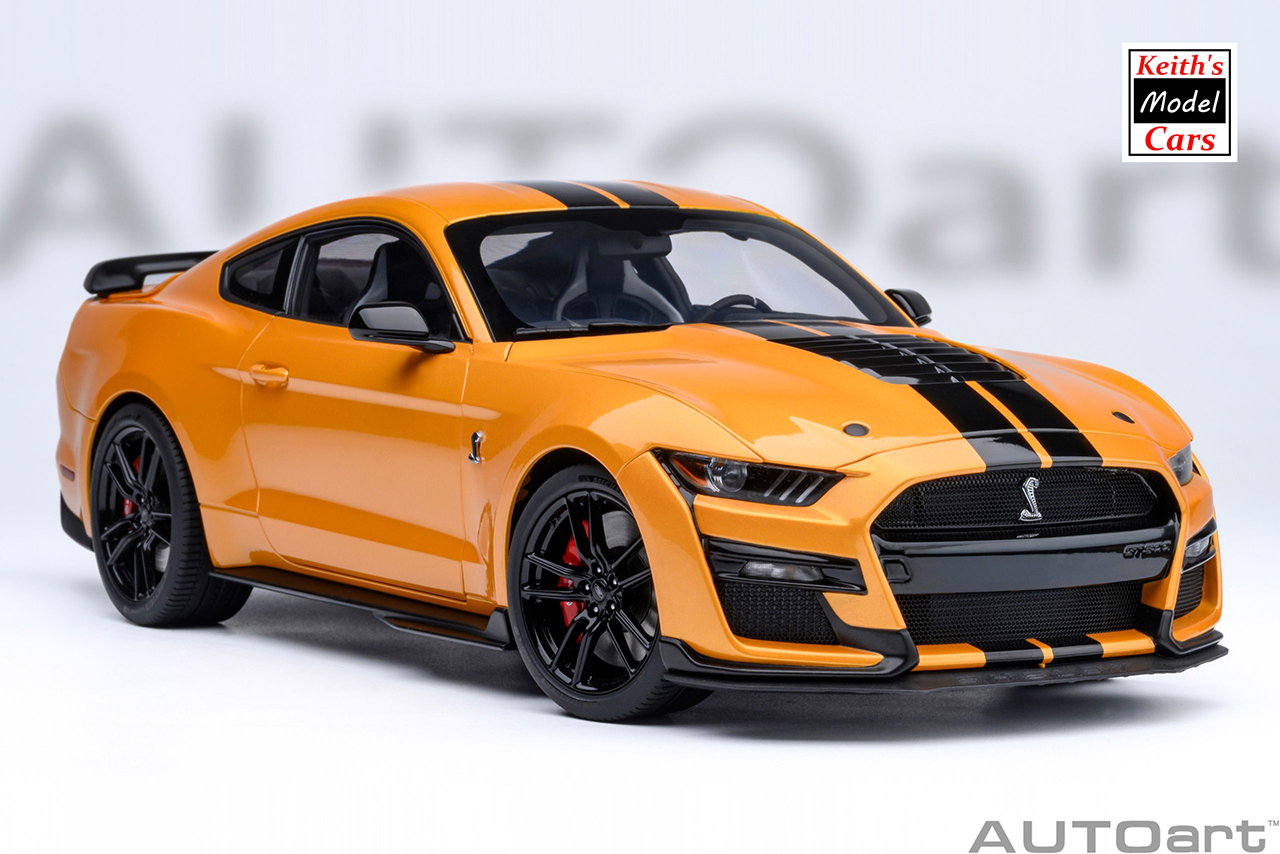 [1/18 Scale] Ford Mustang Shelby GT500 in Cyber Orange by AUTOart Models