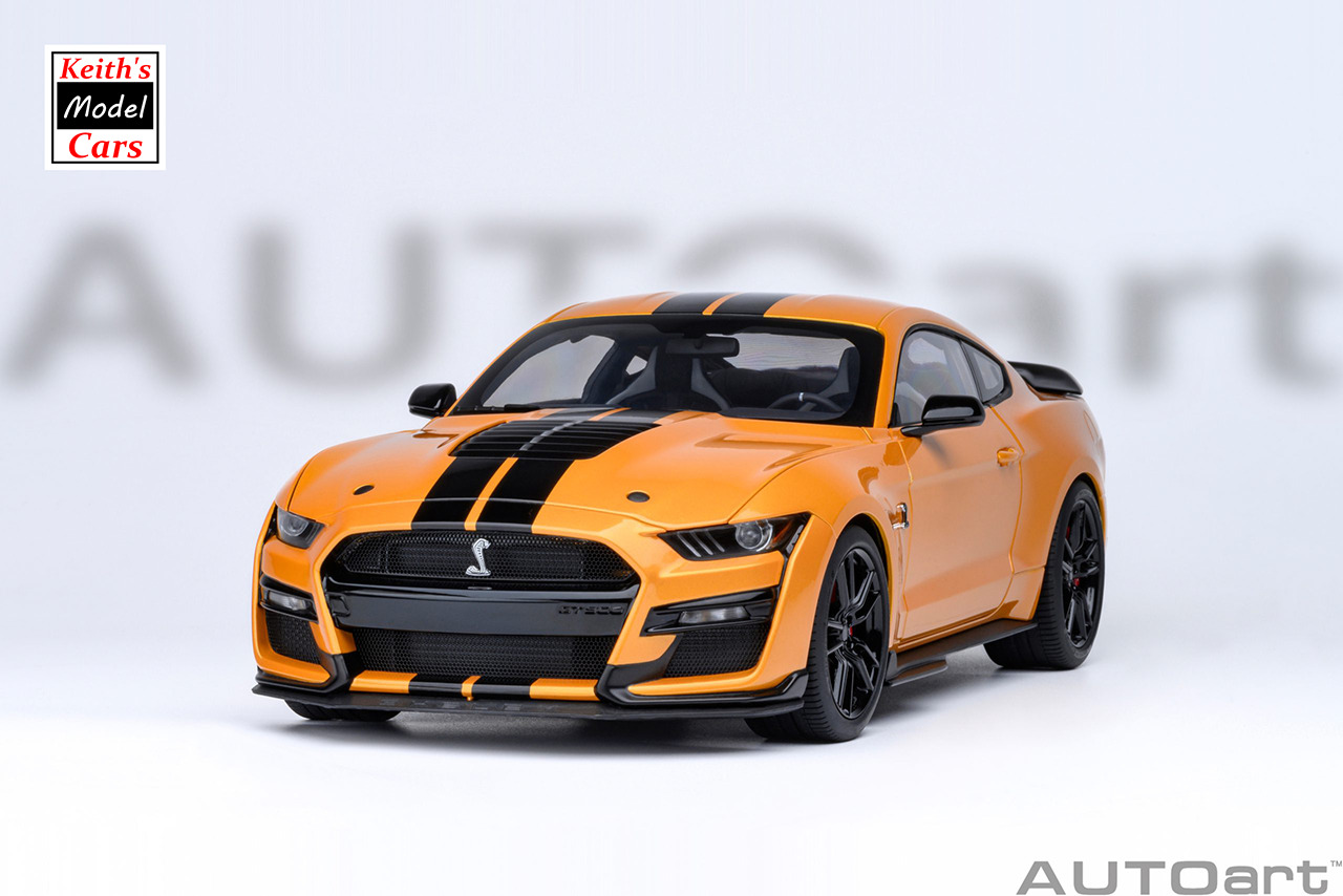 [1/18 Scale] Ford Mustang Shelby GT500 in Cyber Orange by AUTOart Models