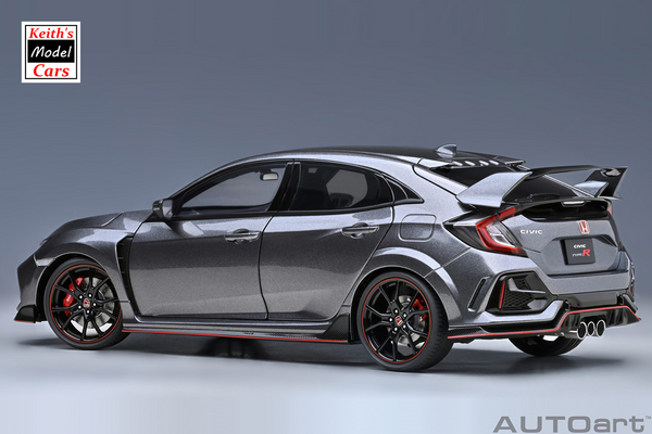 [1/18 Scale] Honda Civic Type R (FK8) 2021 in Polished Metal Metallic by AUTOart Models