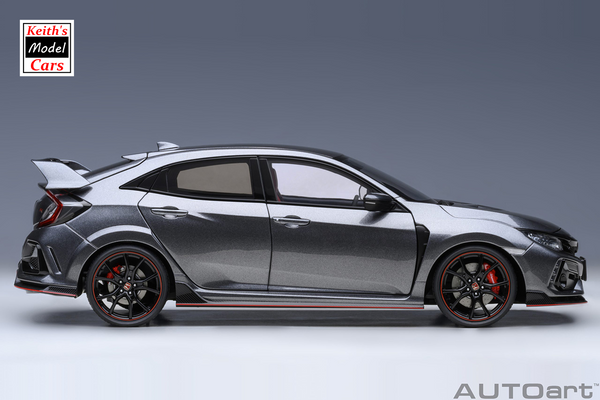 [1/18 Scale] Honda Civic Type R (FK8) 2021 in Polished Metal Metallic by AUTOart Models