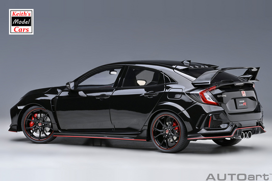 [Maßstab 1/18] Honda Civic Type R (FK8) 2021 in Crystal Black Pearl von AUTOart Models 