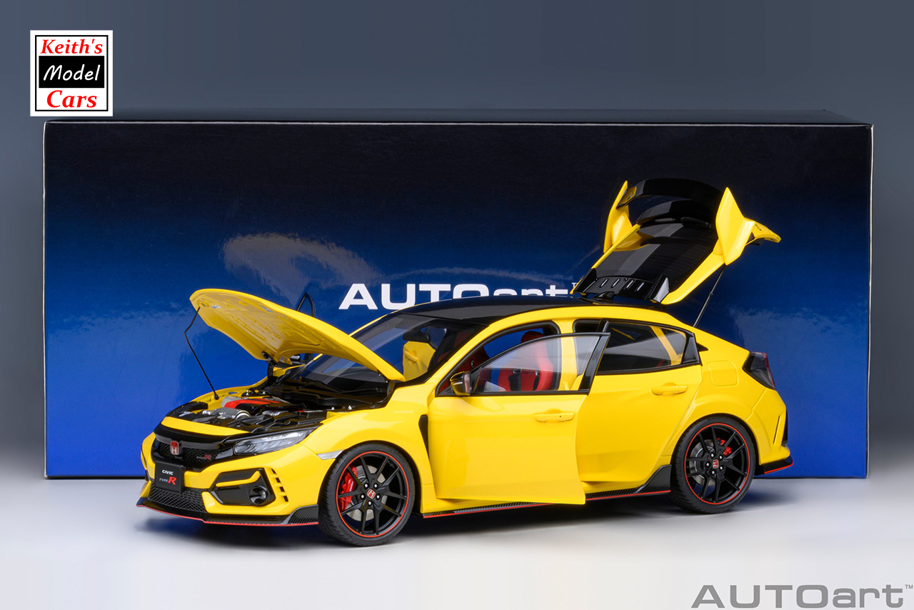 1:18 Scale AUTOart Models Honda Civic Type R (FK8) 2021 in