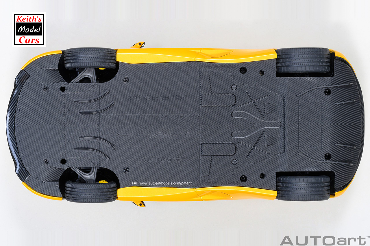 [Maßstab 1/18] McLaren 720S in Vulkangelb von AUTOart Models 
