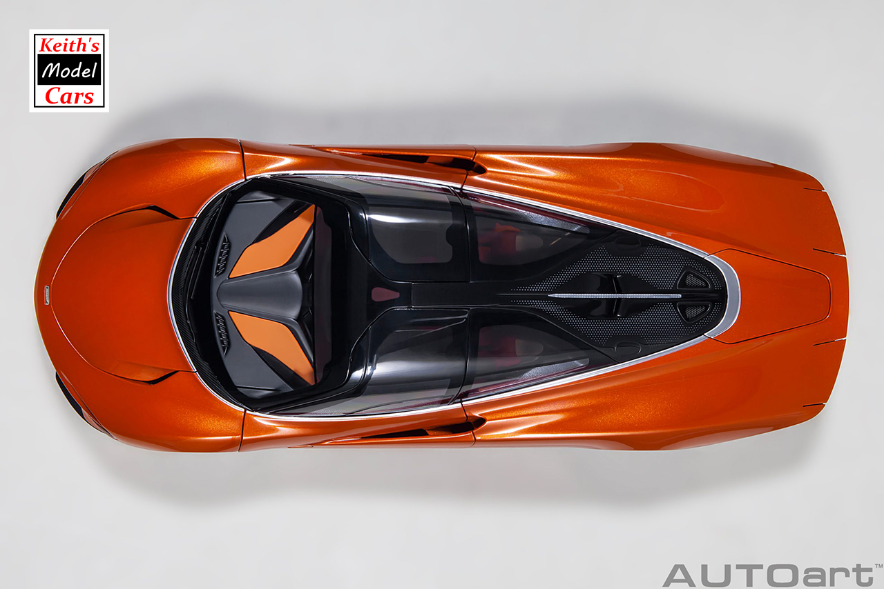 1/18 Volcano Orange Speedtail
