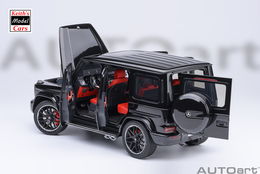 [1/18 Scale] Mercedes-AMG G63 2019 in Gloss Black by AUTOart Models